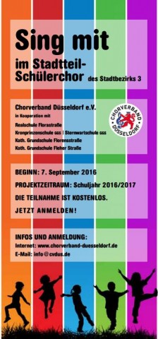 Stadtteilchor Flyer 2016